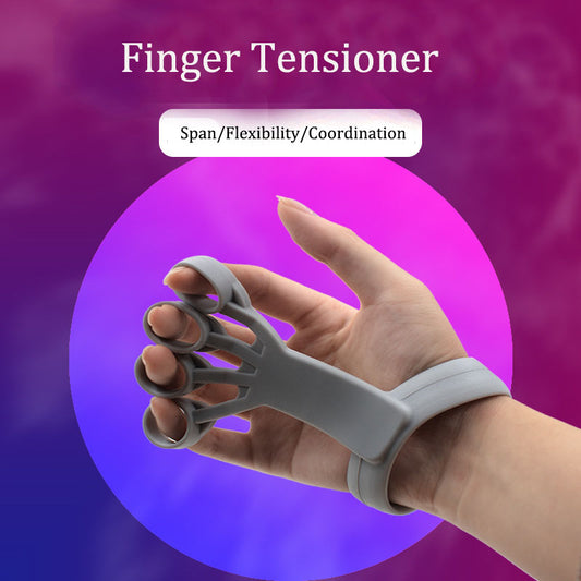 Silicone Finger Trainer Wrist Tensor Finger Grip Strength Trainer for Hand Strength Training