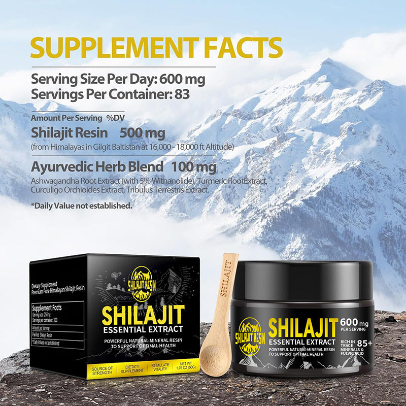 Shilajit Resin Ointment Resin Paste